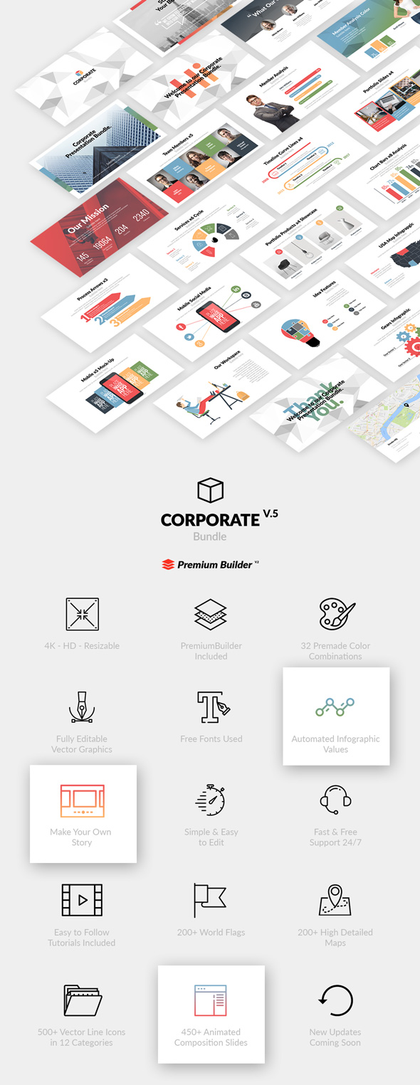 Corporate Bundle & Infographics - 10