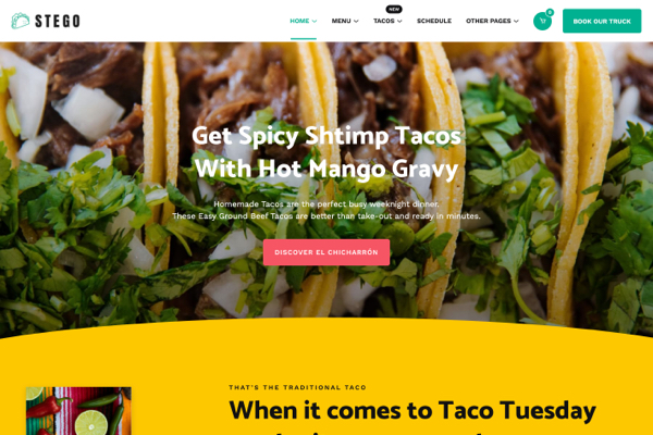 Stego - Food Truck & Restaurant Theme - 7