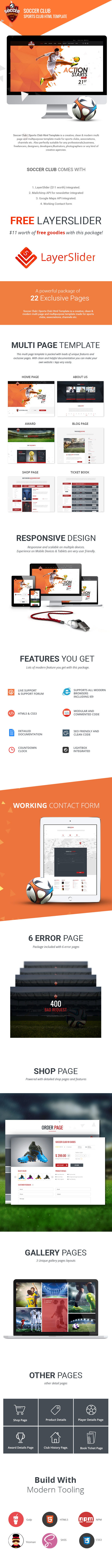 Soccer Club | Sports Club Html Template - 3