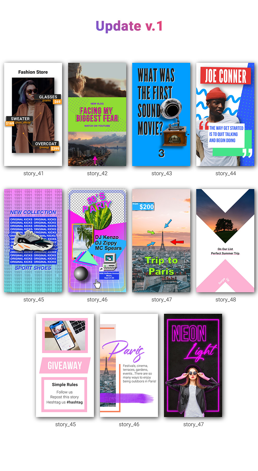 Instagram Stories Kit // Instagram Story Pack - 11