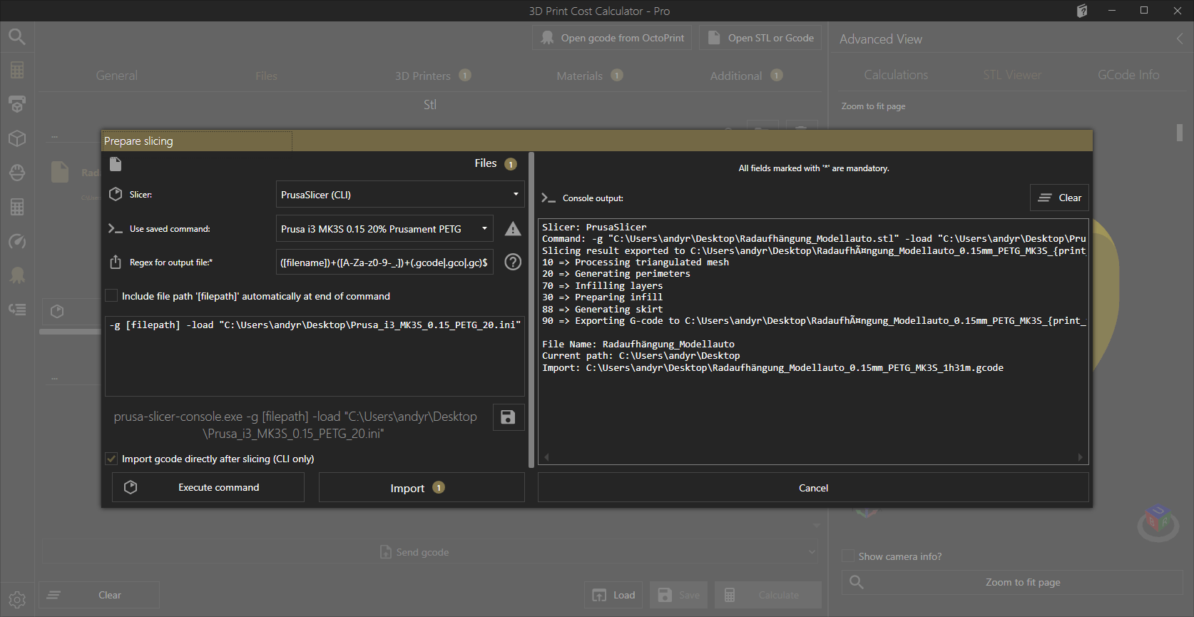 3D Print Cost Calculator 2.0 for Windows - 4