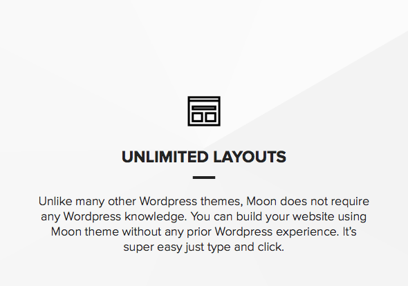 Theme for photographers with unlimited layouts