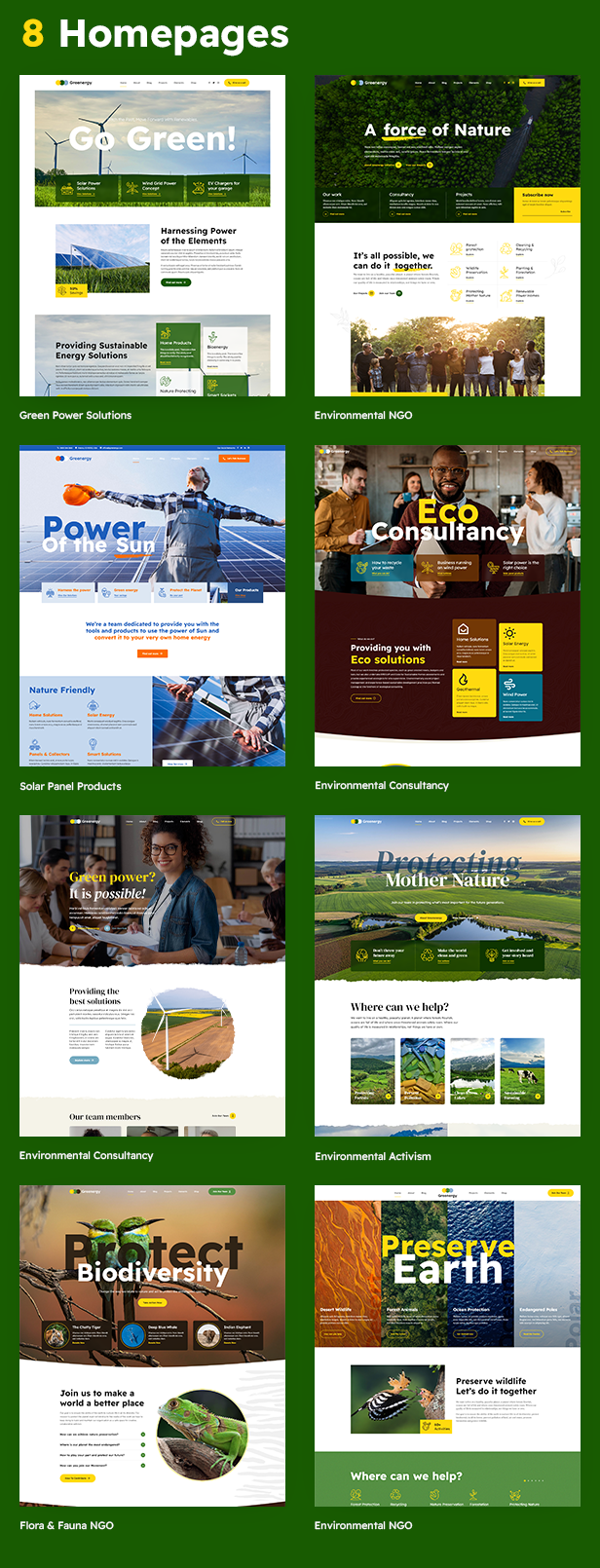 Greenergy - Ecology & Environment WordPress Theme - 5