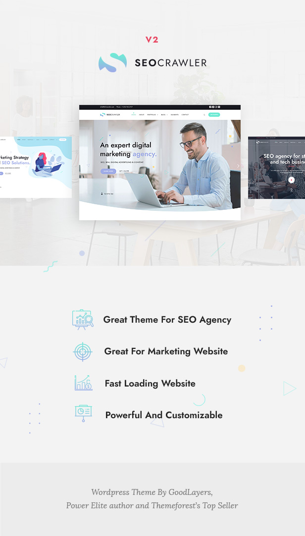 SEOCrawler - SEO & Marketing Agency WordPress - 2