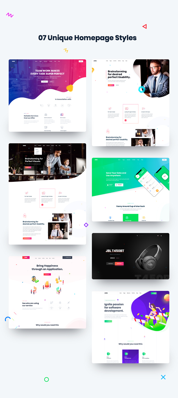 Anne - Creative Multi-Purpose PSD Template - 2