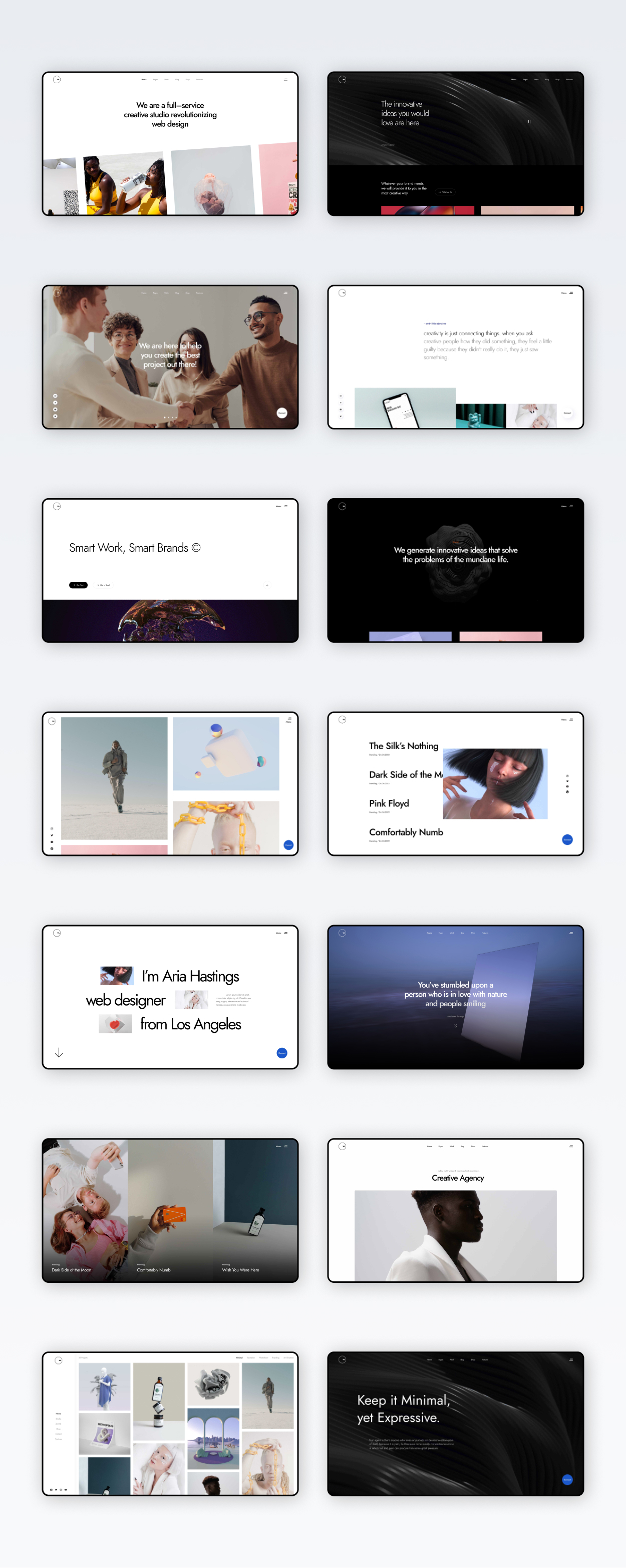 Minimo - Portfolio & Agency WordPress Theme 
