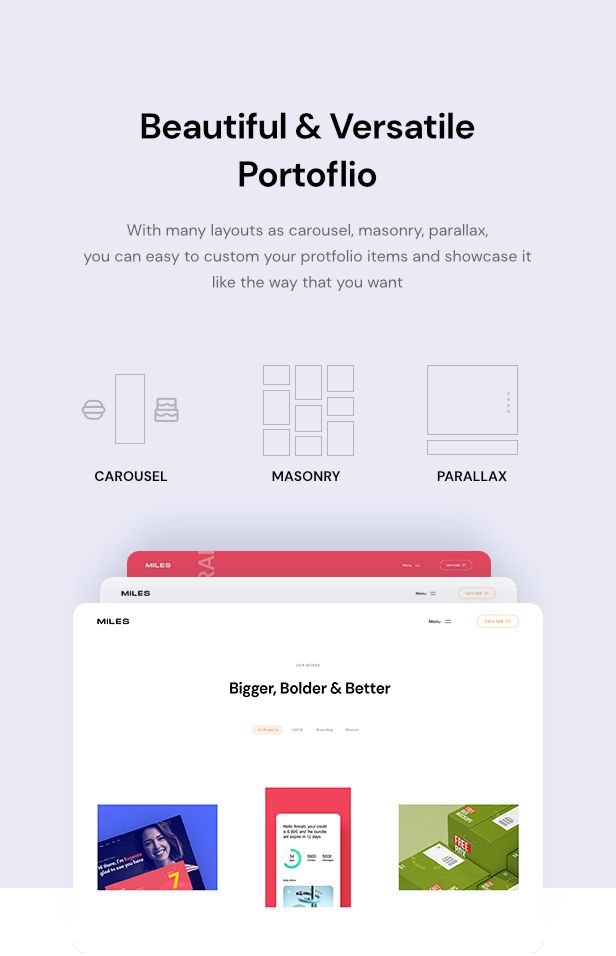 Miles - Creative Portfolio & Agency WordPress Theme - 3