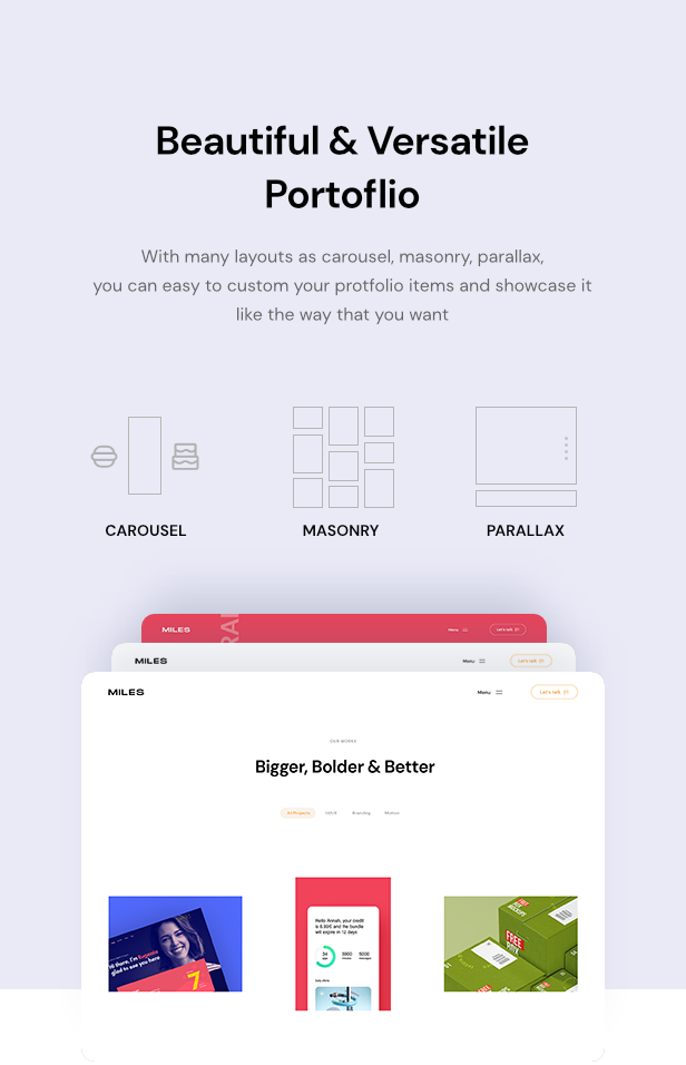 Miles - Creative Portfolio & Agency WordPress Theme - 4