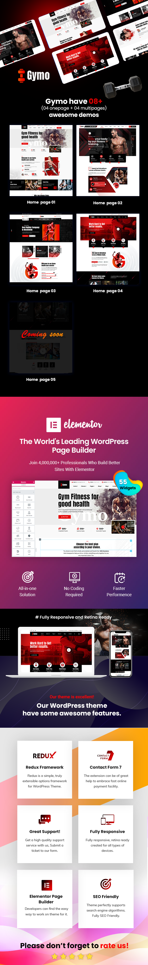 Gymo - Gym & Fitness WordPress Theme