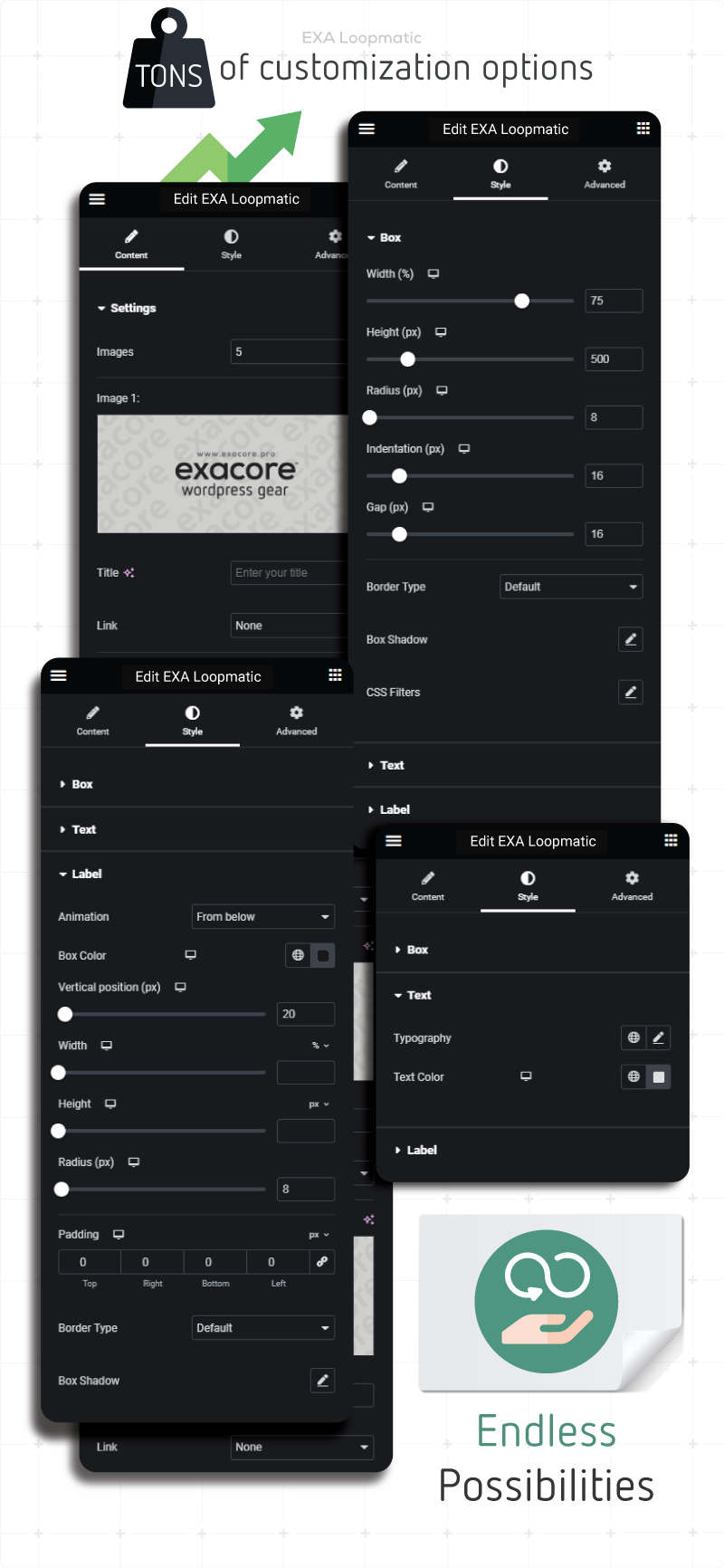 EXA Loopmatic - Tons of Costumization Options