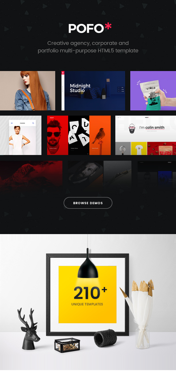 Pofo - Creative Agency, Corporate and Portfolio Multi-purpose Template - 4