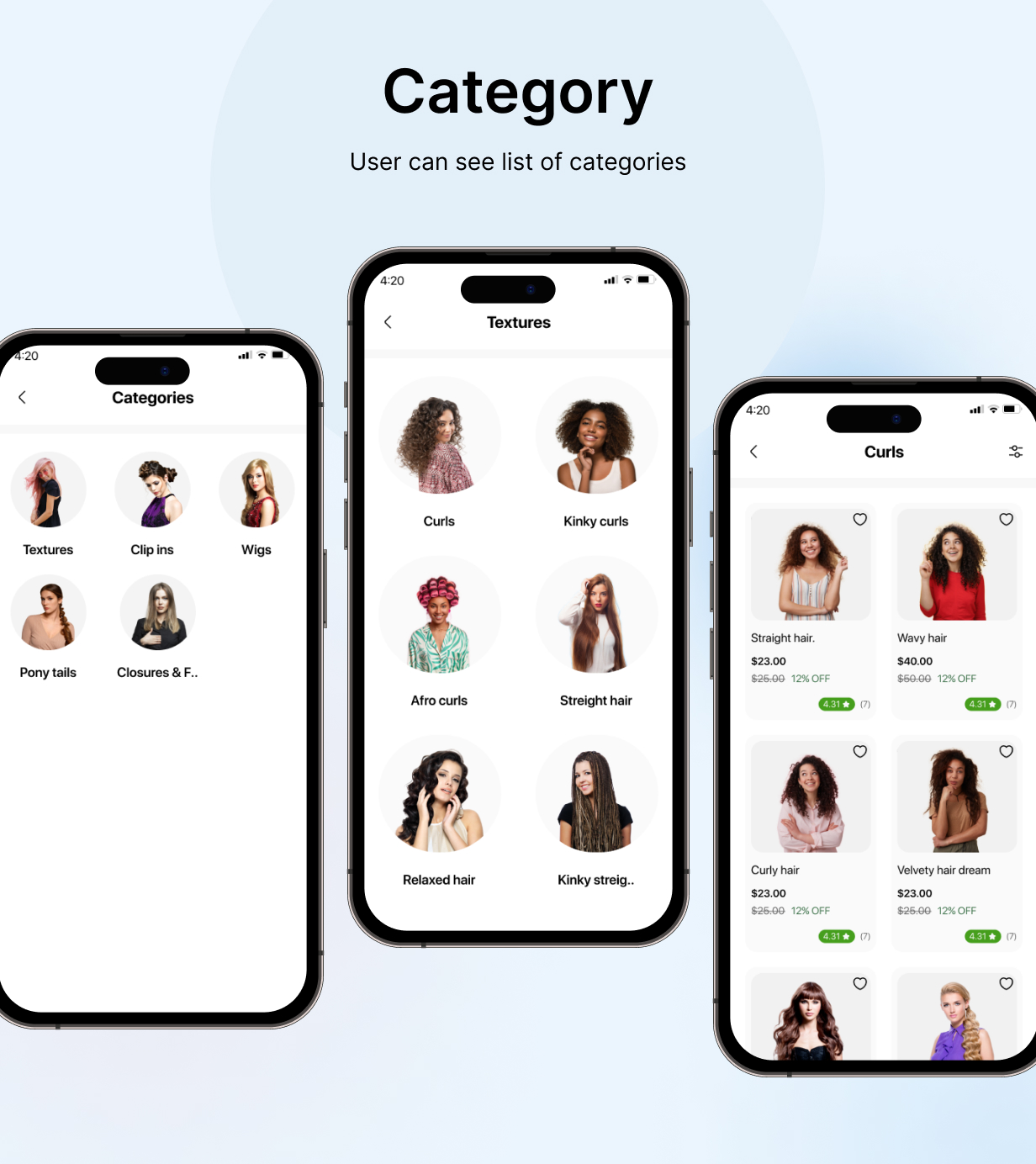 HairWigs Ecommerce UI Template: E-commerce app in Flutter(Android, iOS) App | HairHaven App - 9