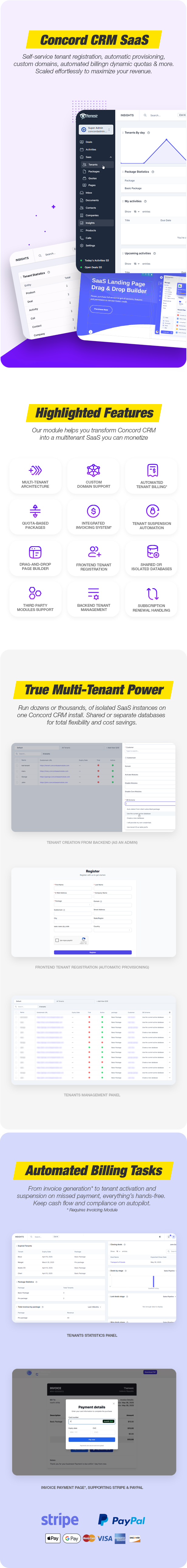 SaaS module for Concord - Transform your CRM into a Powerful Multi-Tenancy Solution - 1