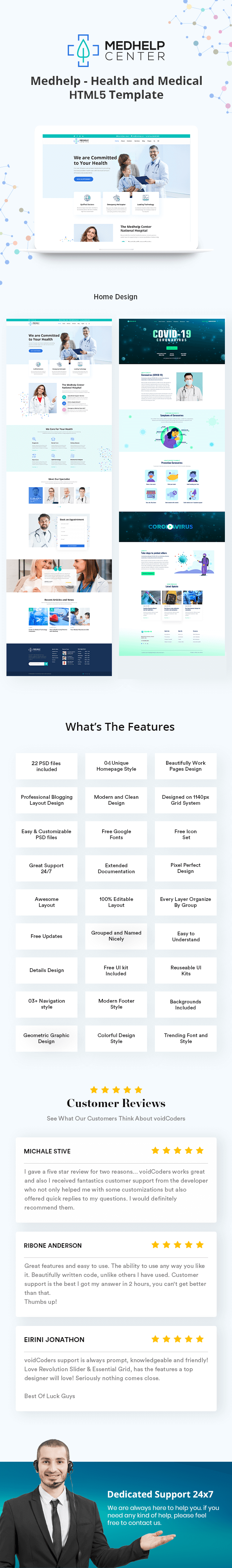 health and medical template