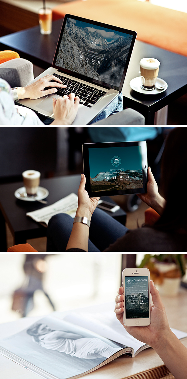 Mountain - Creative Coming Soon HTML5 Template - 3