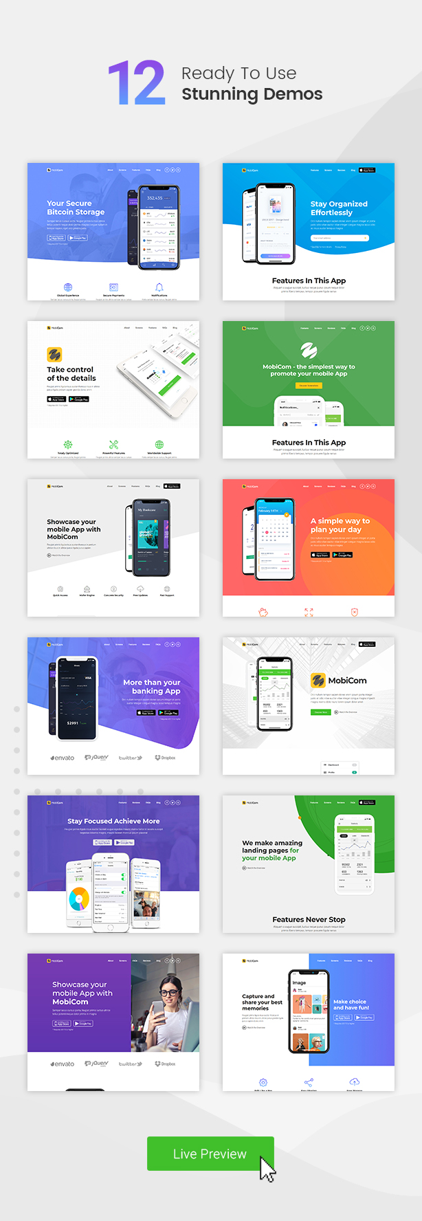 XooApp - App Landing Page WordPress Theme - 3