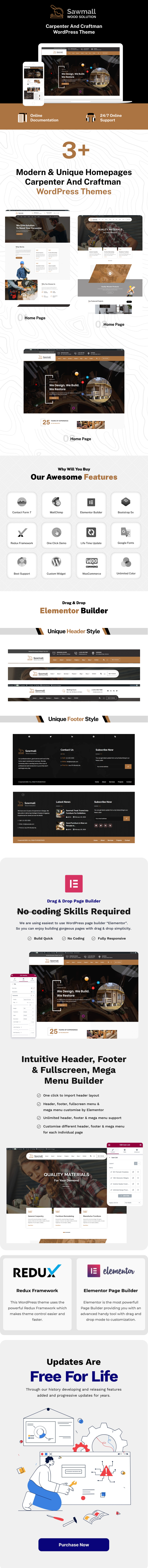 Sawmall - Carpenter and Craftman WordPress Theme - 6