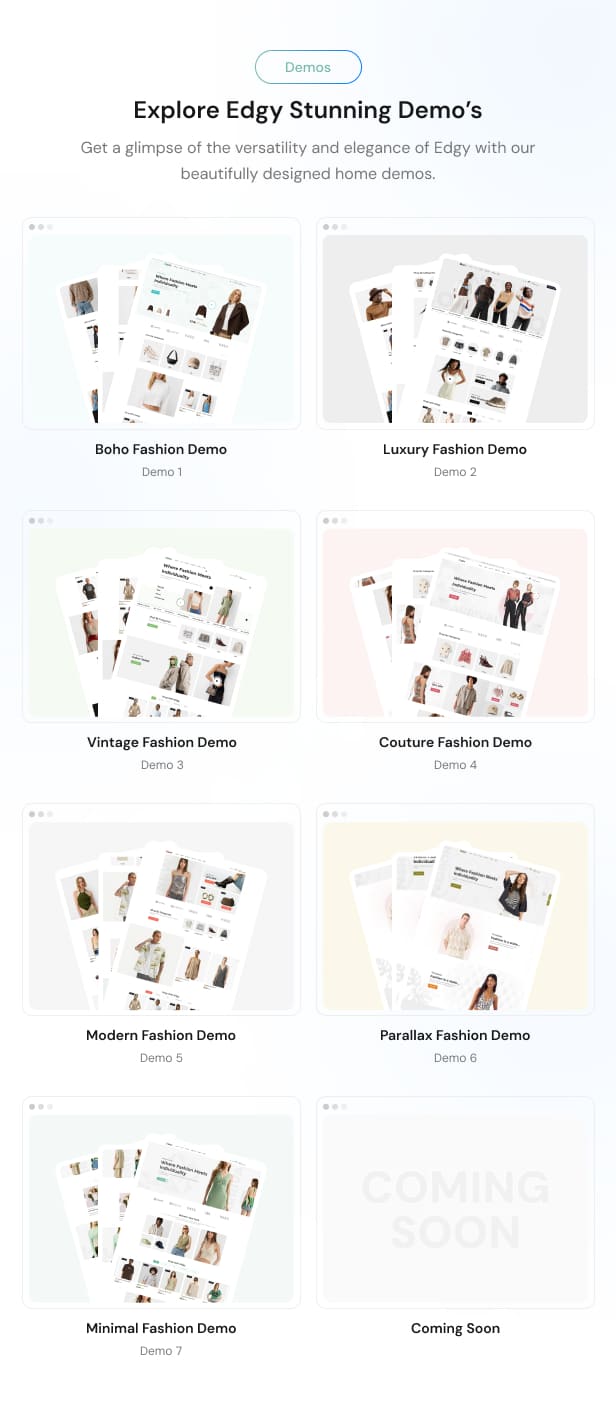 edgy Multipurpose Ecommerce HTML Theme