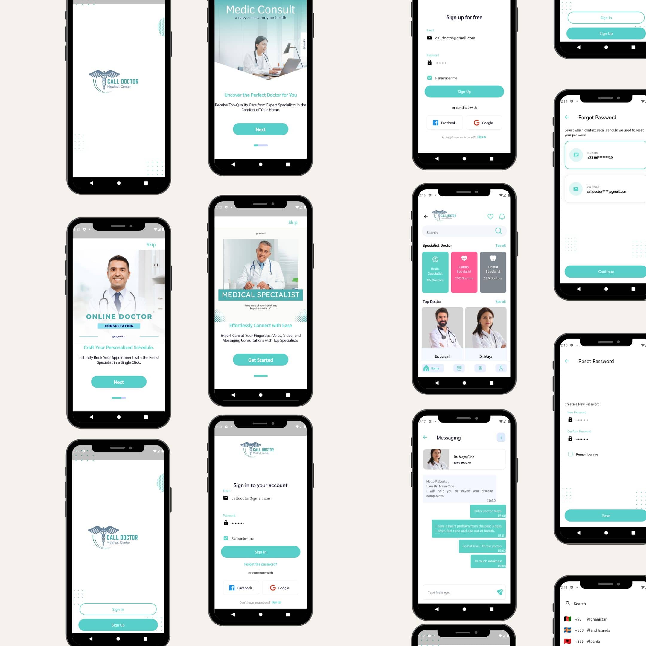 Call Doctor – Flutter Modern Medical Appointment Solution – Flutter ...