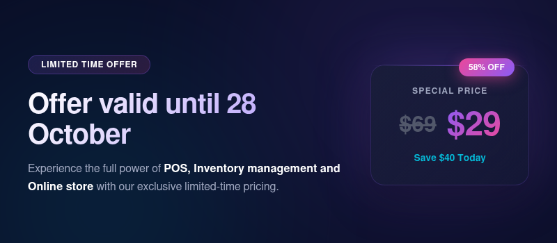 Stocky - POS with Inventory Management, Online Store & HRM - 1
