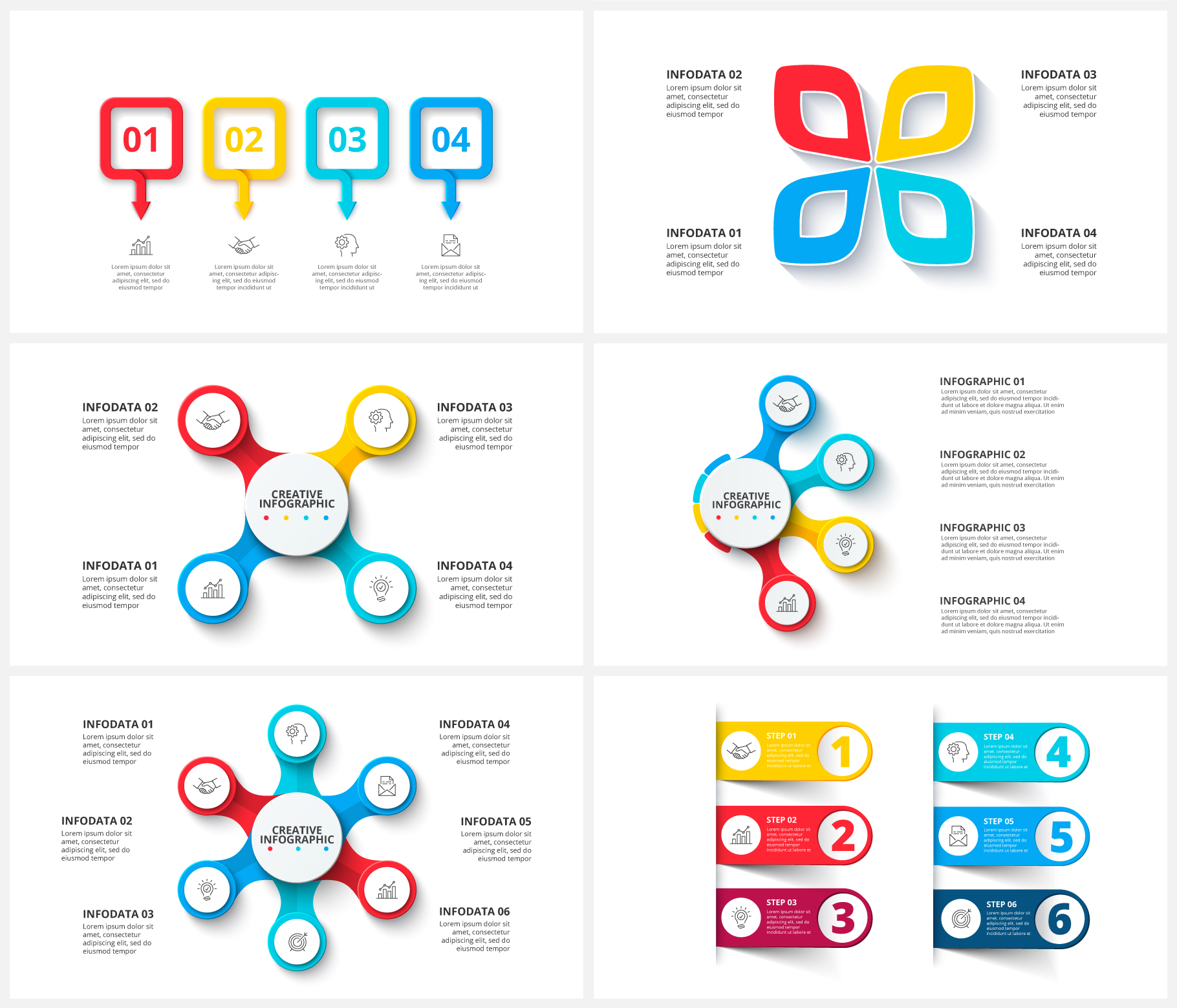 Multipurpose Infographics PowerPoint Templates v.5.2 - 137