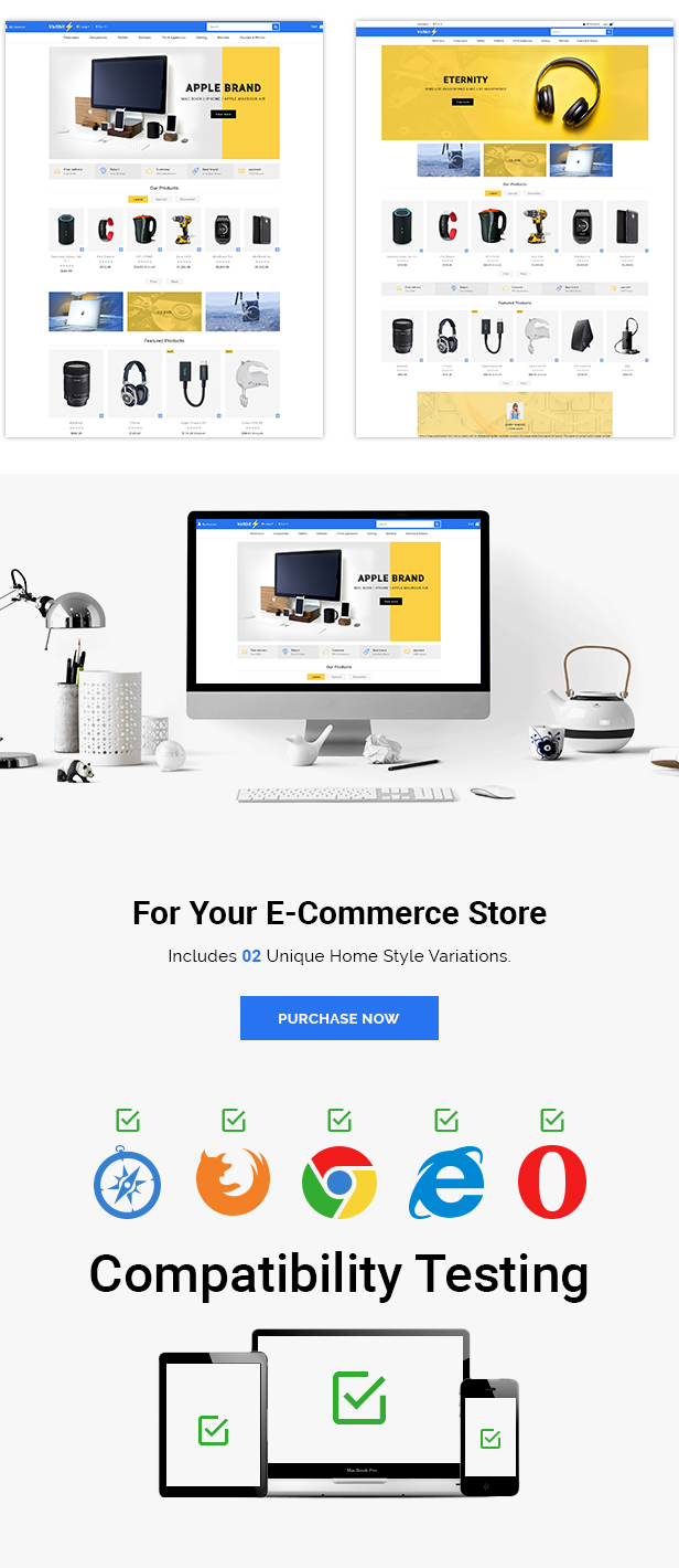 Voltbit - Multipurpose Responsive Opencart 3 Theme - 1