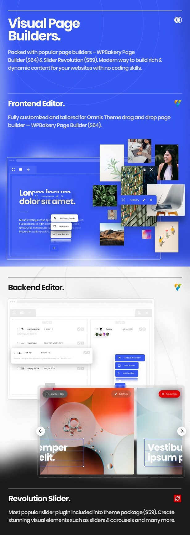 Visual Page Builders