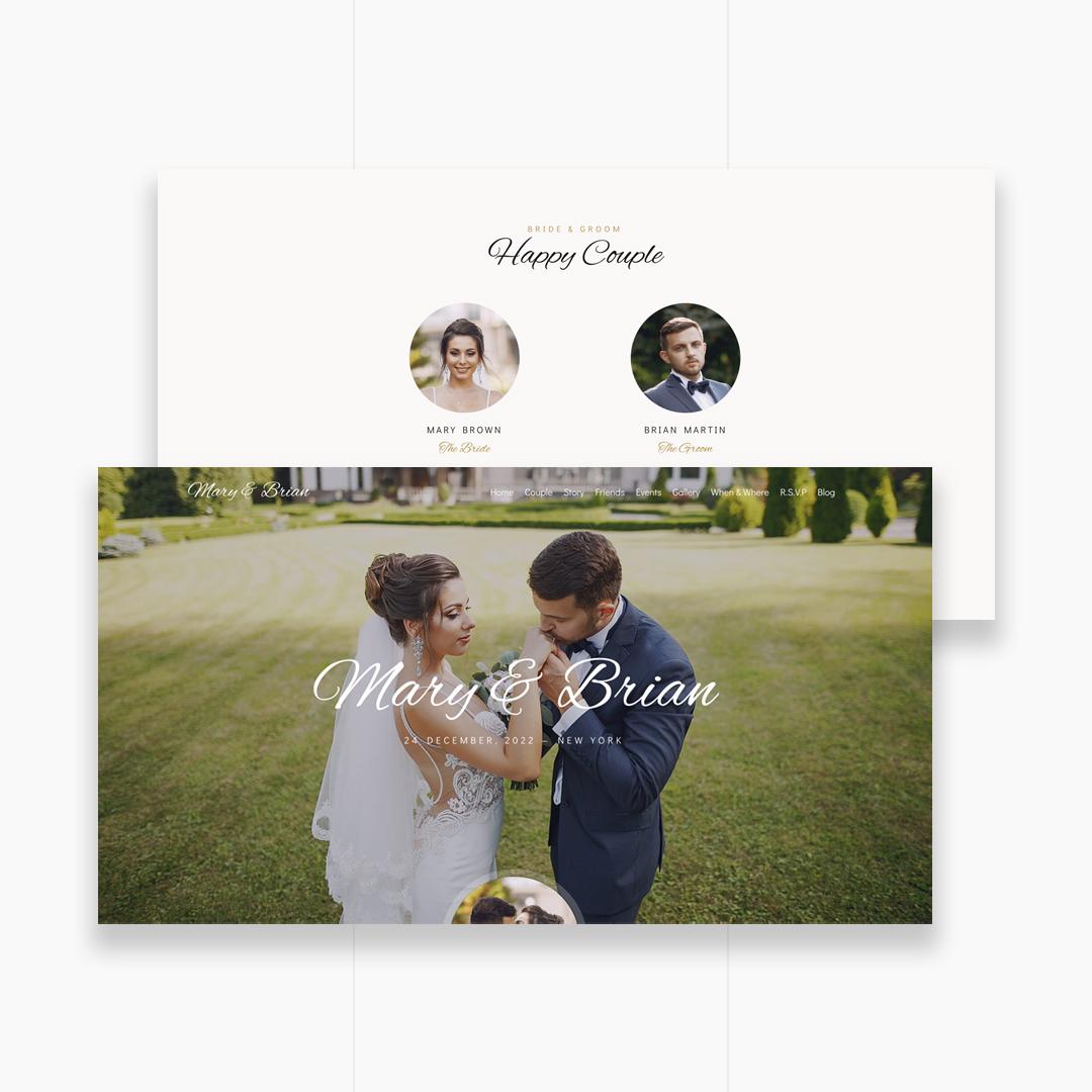 Mary & Brian - Wedding Template