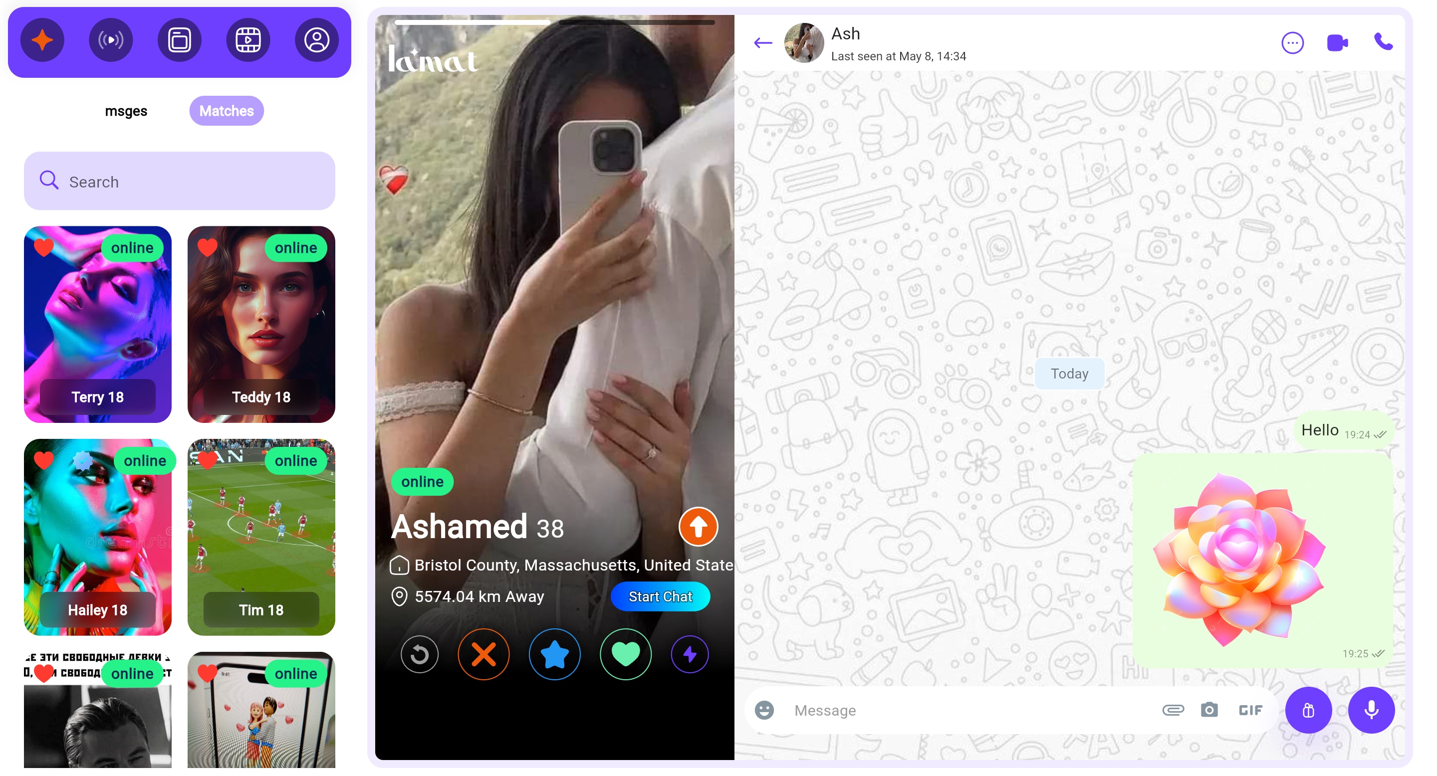 Lamat Ultimate Online Dating Platform, Video Dating, Live Stream