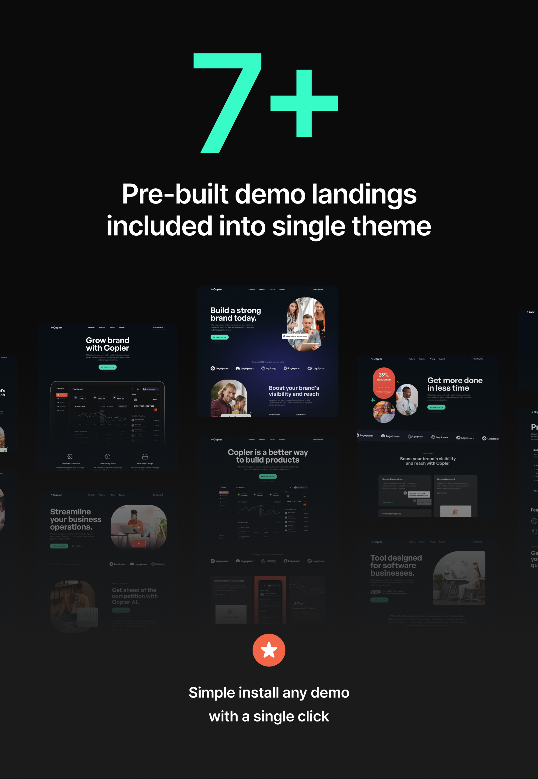 Copler - SaaS WordPress Theme - 2
