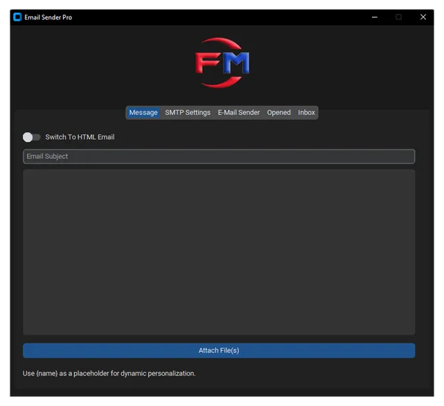 Frank Mail Pro Dashboard