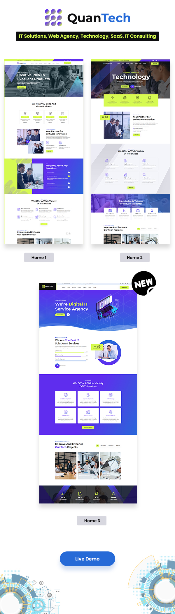 Quantech – IT Solutions & Technology WordPress Theme - 2