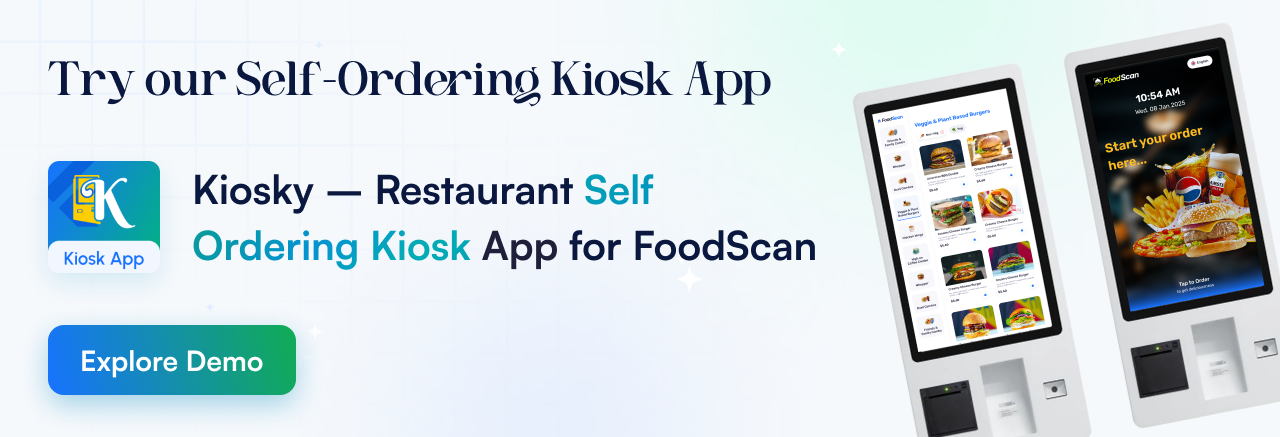FoodScan - Qr Code Restaurant Menu Maker and Contactless Table Ordering System with Restaurant POS - 2