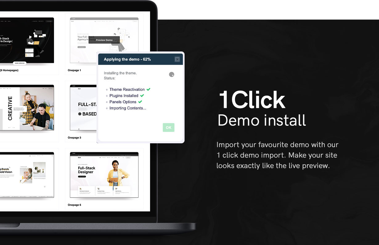 Laszlo - Creative Agency & Portfolio Lottie WordPress Theme - 3