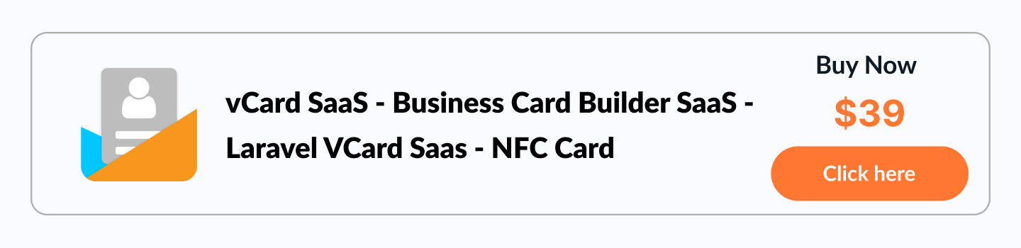 Infy vCard Mobile App Add On for Saas - 1