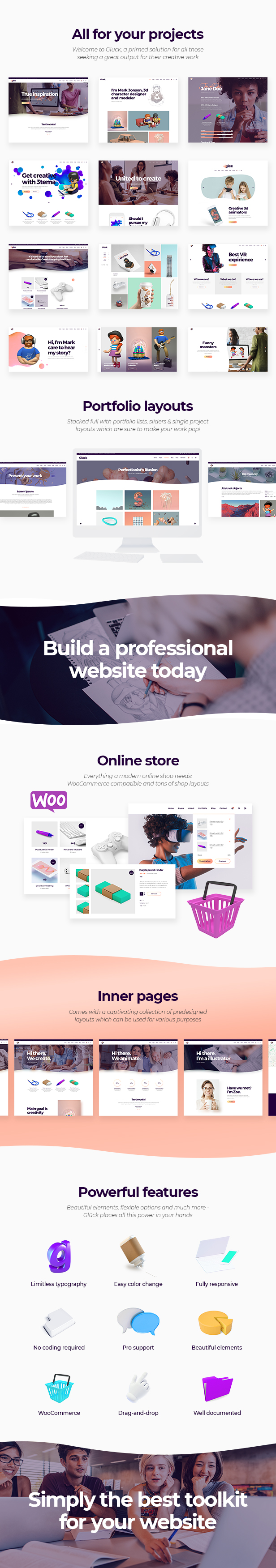 Glück - Digital Agency Theme - 1
