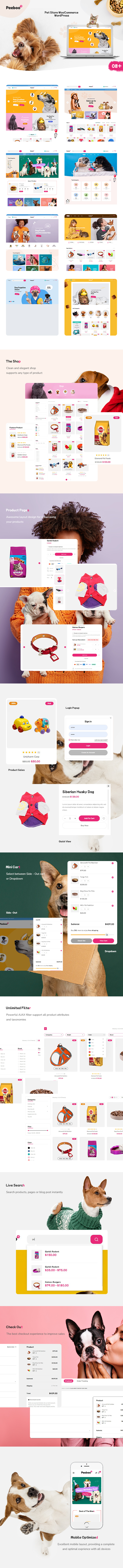 Peeboo – Pet Store WooCommerce WordPress Theme - 1