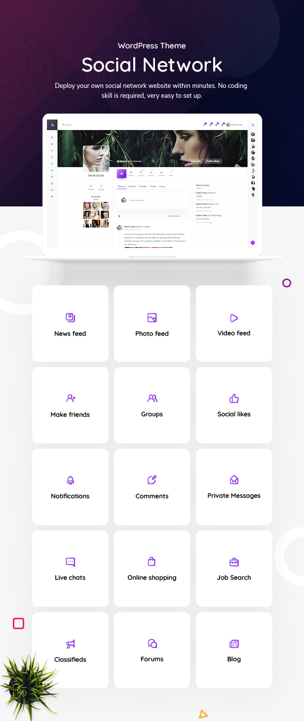 Beehive | Social Network WordPress Theme