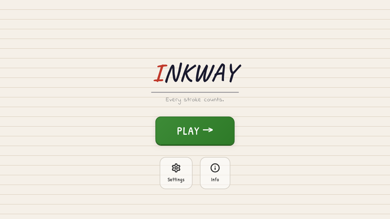 INKWAY Home Screen