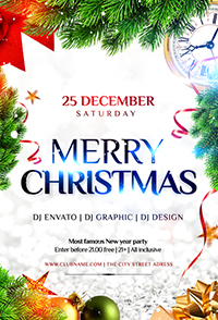 Merry Christmas Flyer by MaksN | GraphicRiver