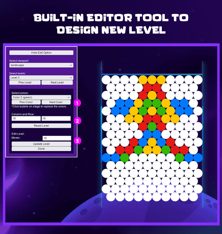 Bubble Shooter - HTML5 Game - 4