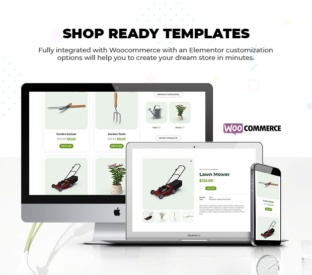 gardenary woocommerce pages