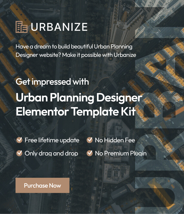 Urbanize - Urban Planning Designer Elementor Template Kit - 1
