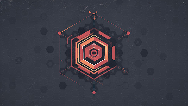 Hexagon Geometric Logo - 4