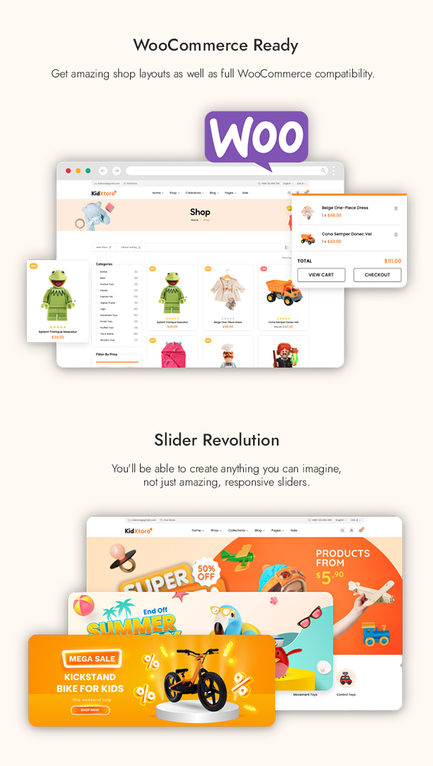 KidXtore - Kids Clothing and Toys Store Elementor WooCommerce WordPress Theme - 9