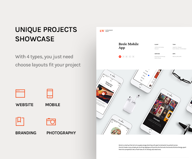 Lewis - Creative Portfolio WordPress Theme - 8
