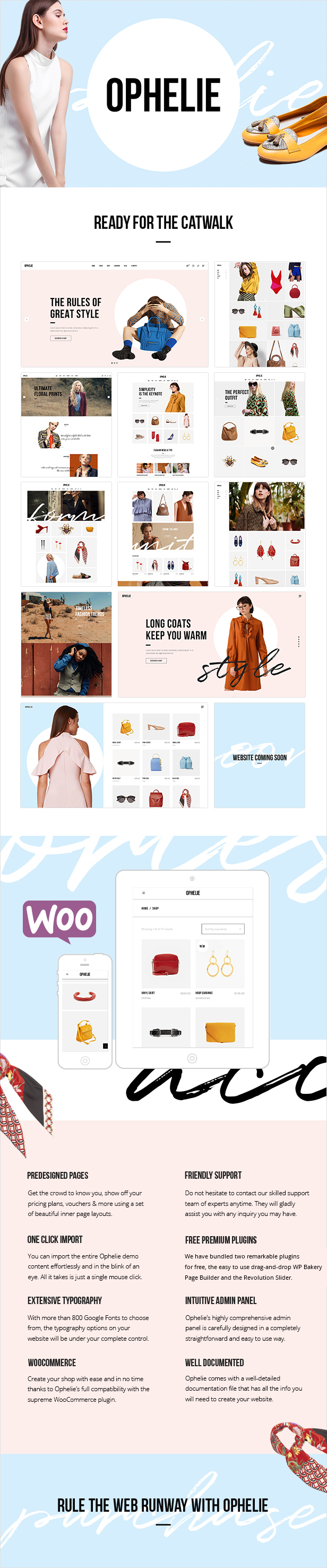 Ophelie - Fashion Shop Theme - 1