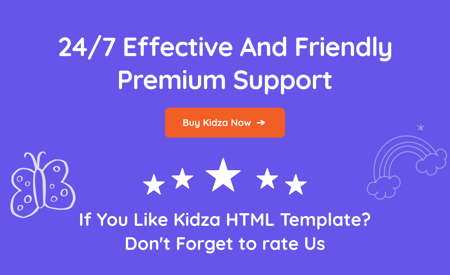 Kidza html Template suport