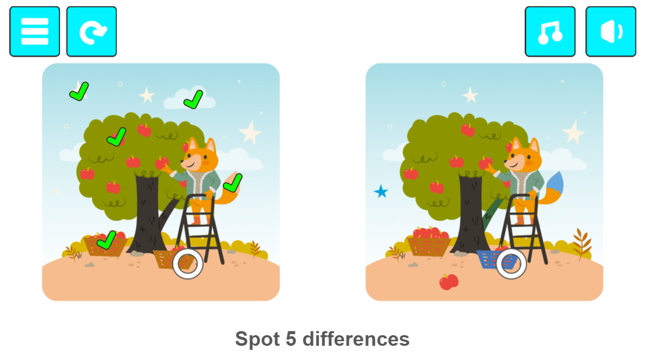 Spot the difference - The Farm - HTML5 Game - Construct 3 - 3