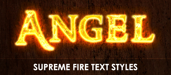 Supreme fire text styles